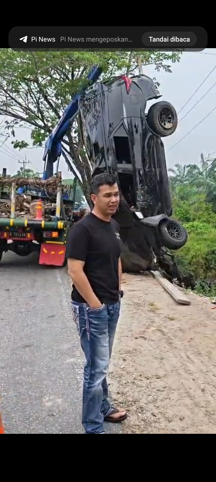 Kapolres Bengkalis: Kecelakaan Libatkan Waka DPRD Masih Diselidiki, Tim Lakukan Olah TKP