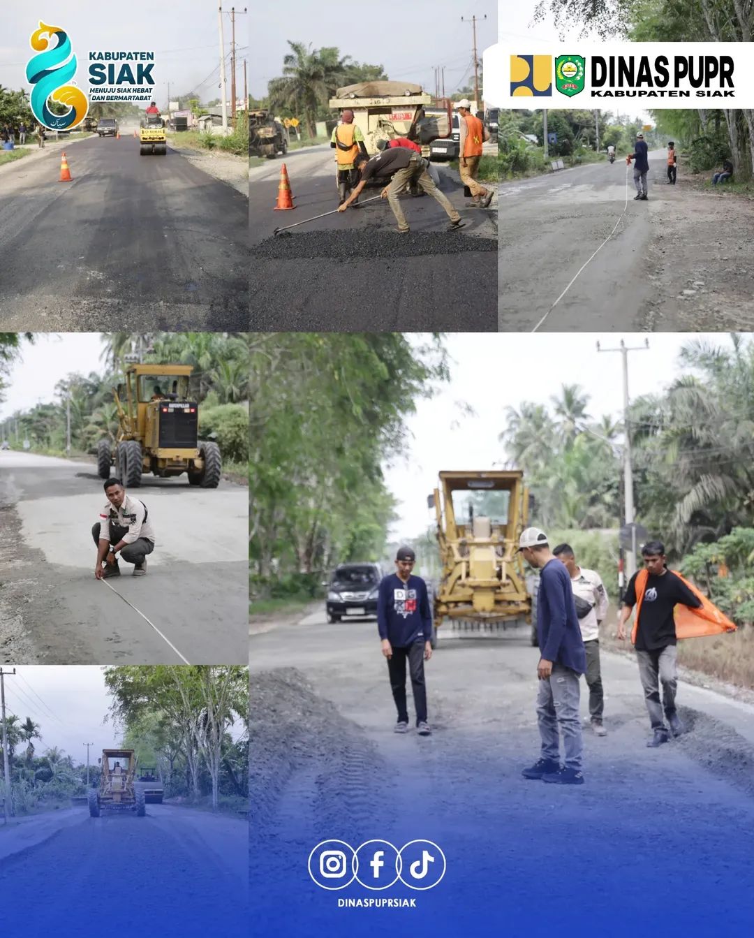 Pemkab Siak Prioritaskan Perbaikan Infrastruktur, 152,3 Kilometer Jalan Rusak Ditangani Lewat APBD dan Kolaborasi CSR