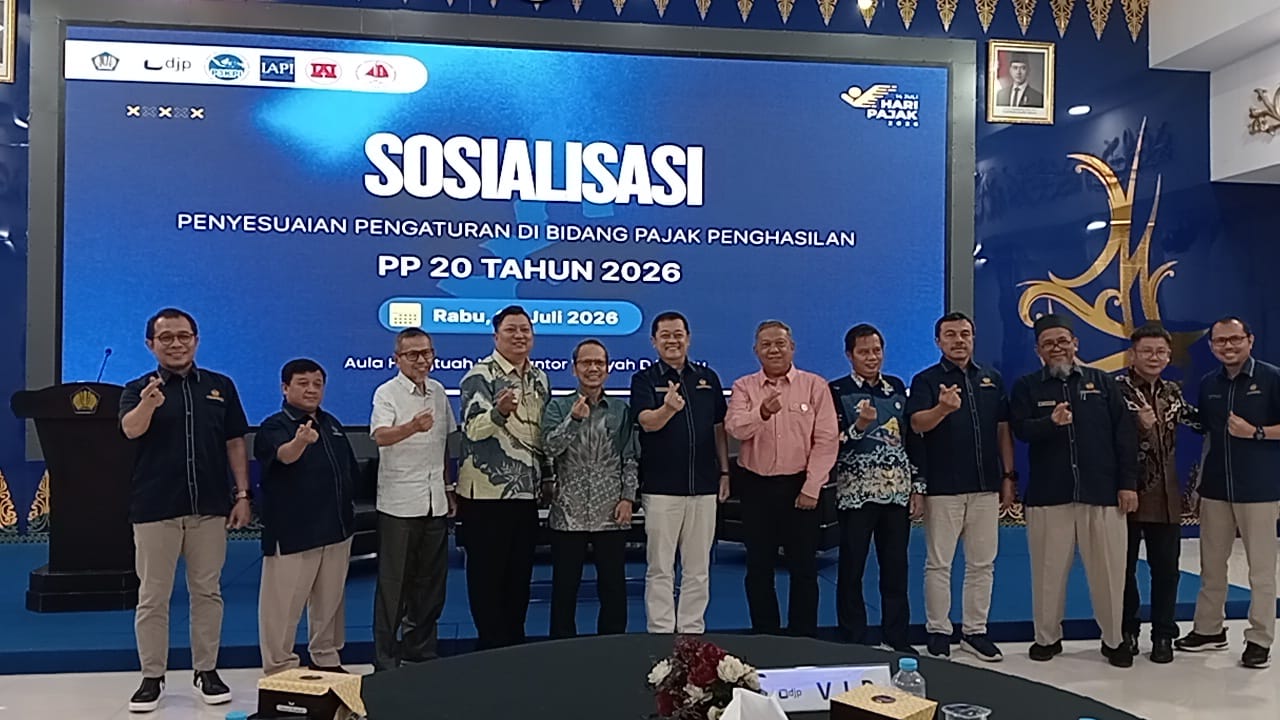 Bahas Insentif Pajak UMKM PP 20/2026, Ratusan Peserta Padati Sosialisasi Hibrida DJP Riau