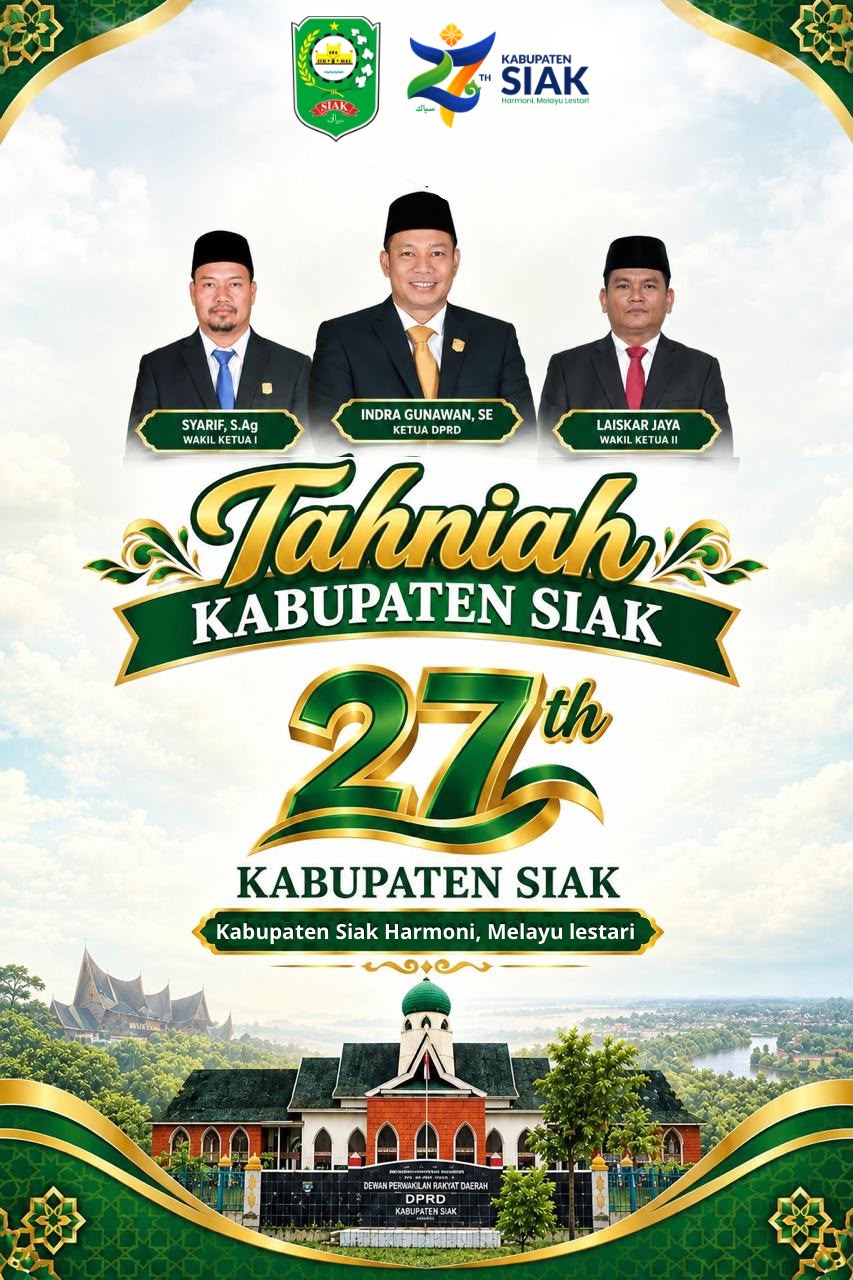 iklan HUT Kabupaten Siak ke 27 DPRD Siak