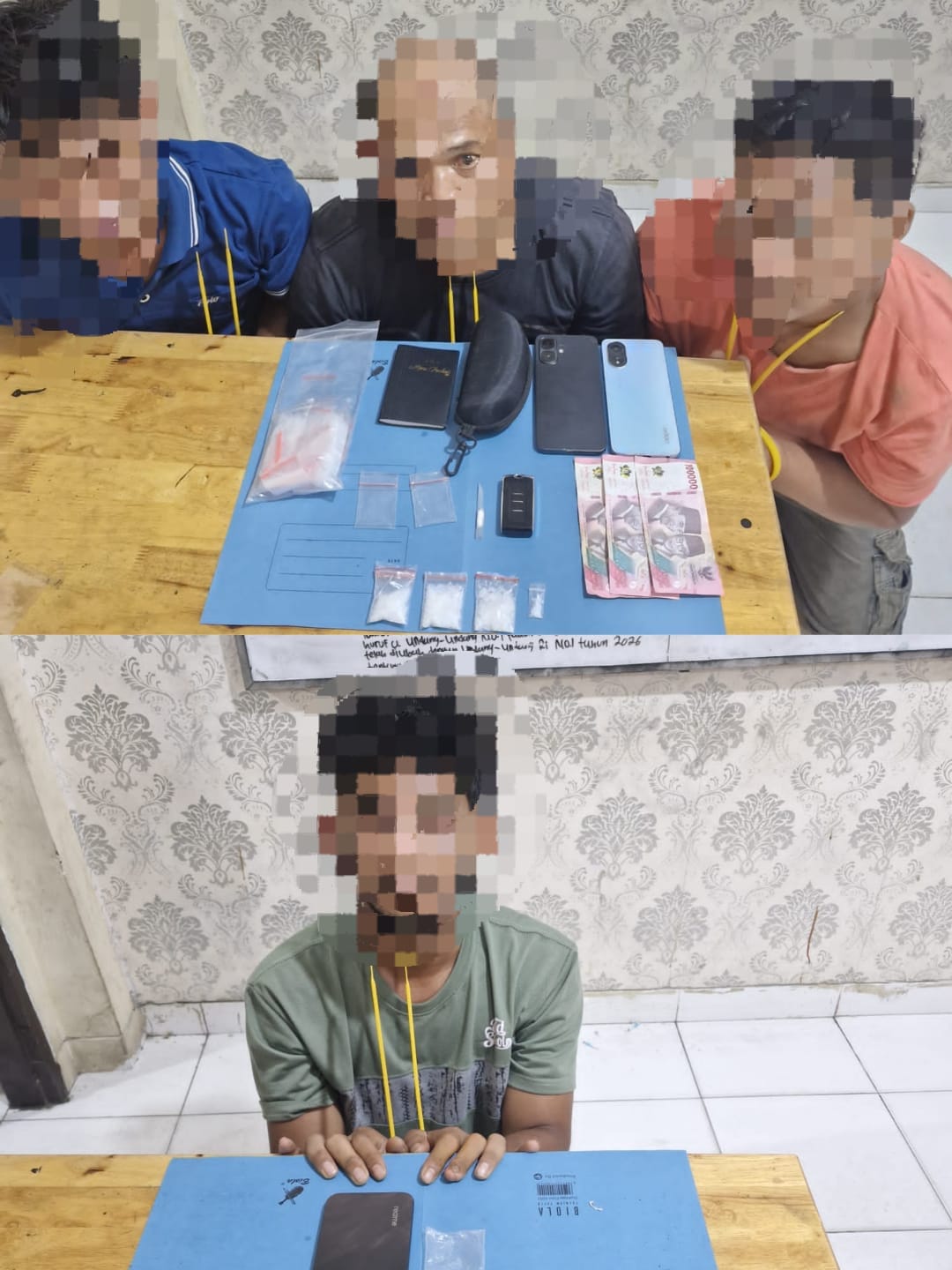 Penggerebekan di Kampung Tumang: Satresnarkoba Polres Siak Ringkus 4 Tersangka dan Sita 30,4 Gram Sabu